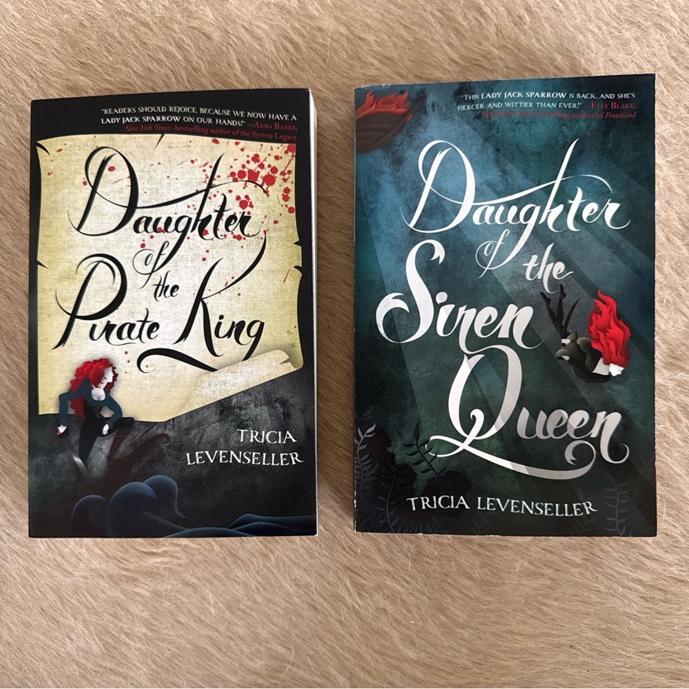 Tricia Levenseller Books 2 Daughter of the Pirate King & Siren Queen Paperbacks